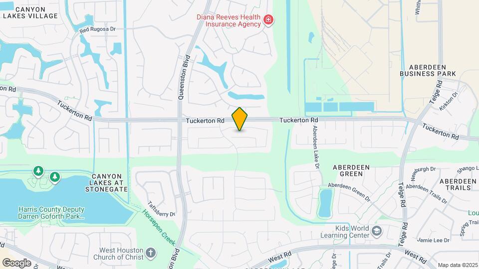 16642 Greenbriar Point Ln Map and Location Details