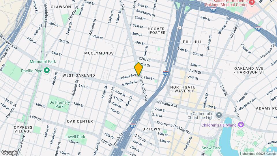 2415 San Pablo Ave Map and Location Details