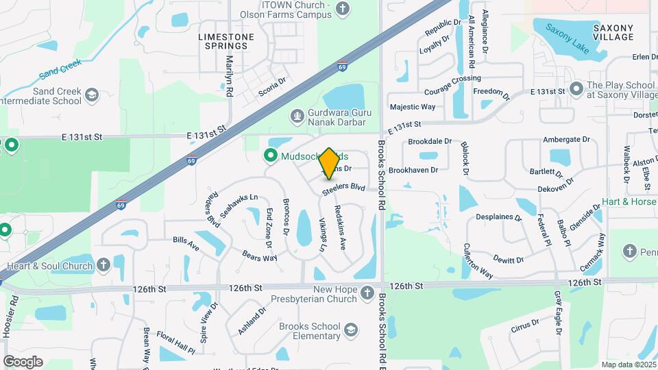 12340 Steelers Blvd Map and Location Details