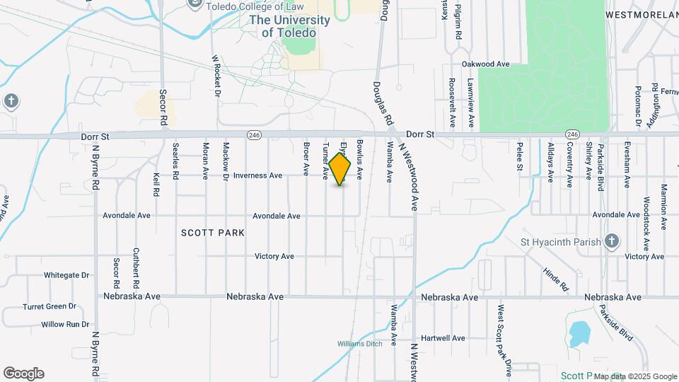 1005 Elysian Ave Map and Location Details