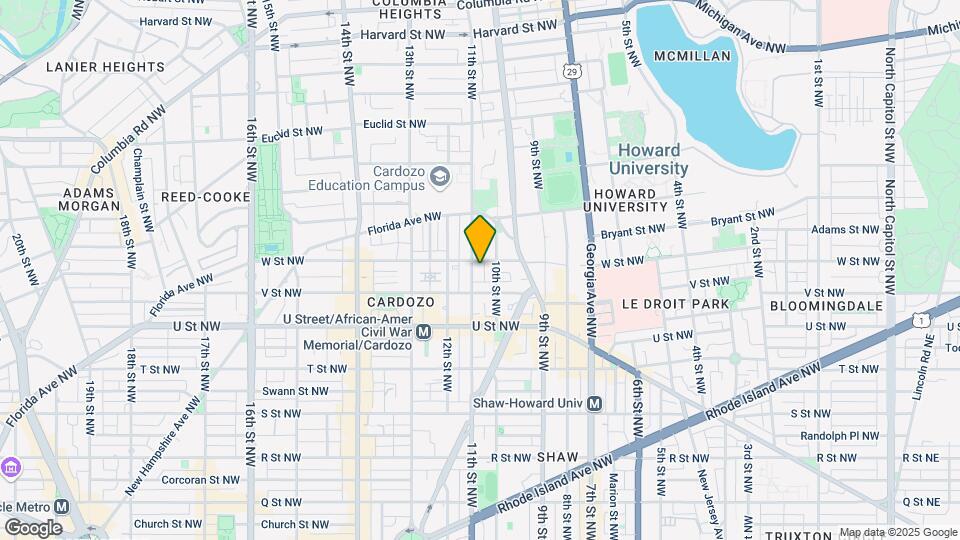 2121 11th St NW Mapa y Detalles de la Ubicación