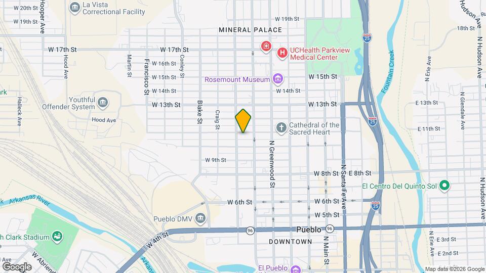 616 W 11th St Map and Location Details