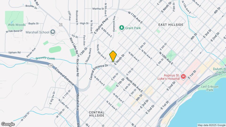 904 N 6th Ave E Map and Location Details