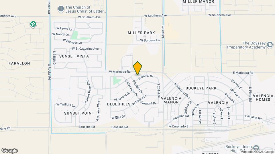 25256 W Darrel Dr Mapa y Detalles de la Ubicación