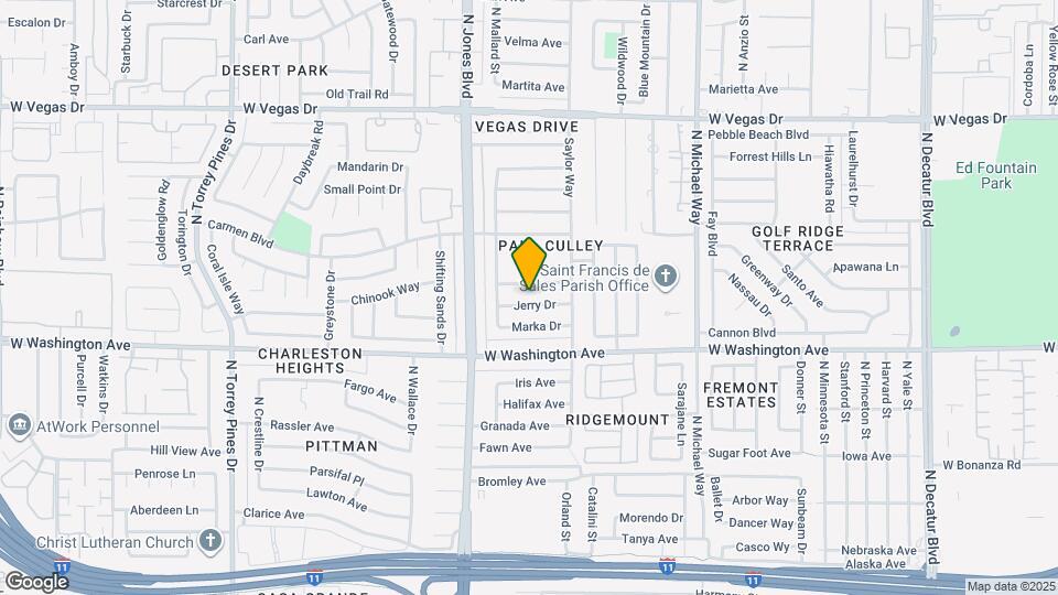 5904 Jerry Dr Map and Location Details