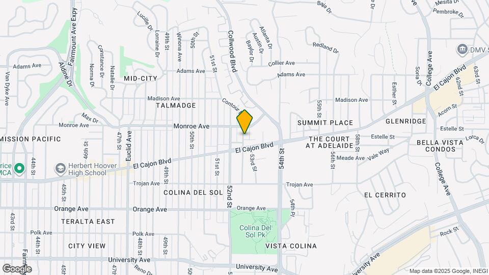 4447 Dawson Ave Map and Location Details