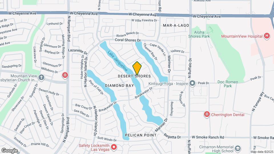 2741 Crystal Beach Dr Map and Location Details