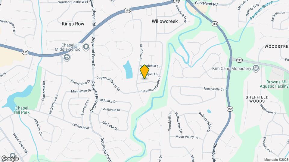 4422 Blackbirch Ln Map and Location Details