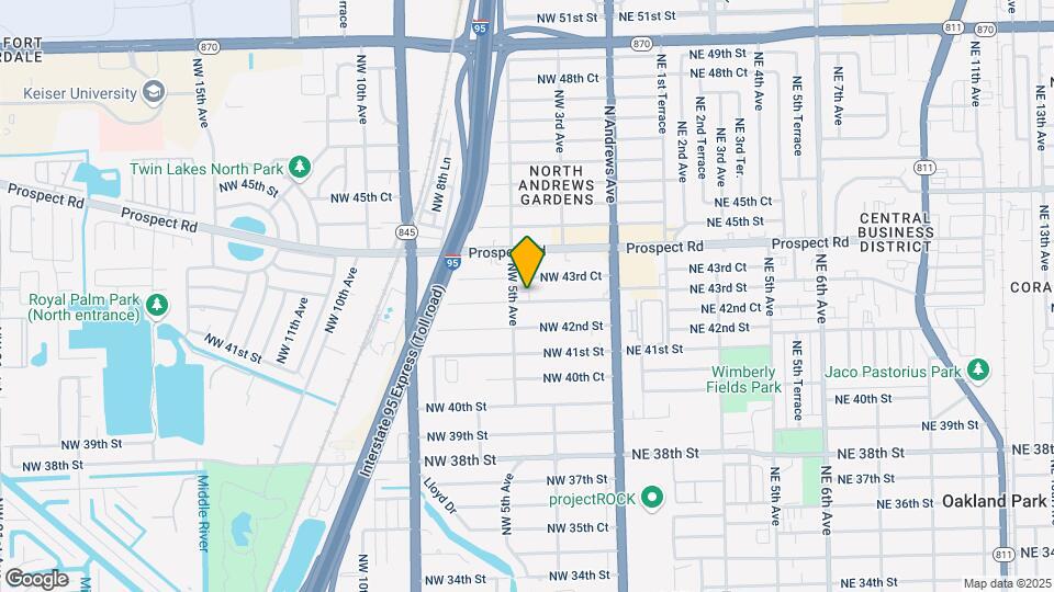493 NW 43rd St Map and Location Details