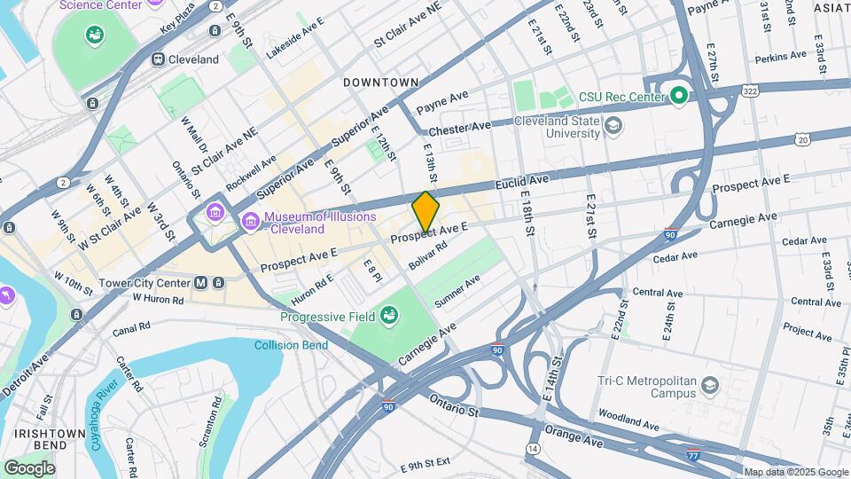 Prospect Place Map and Location Details