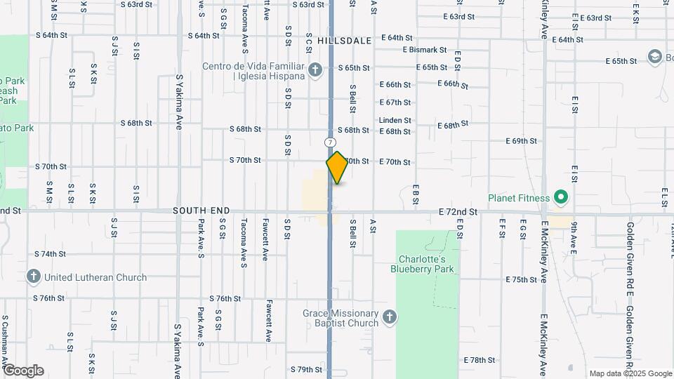 7031 Pacific Ave Mapa y Detalles de la Ubicación