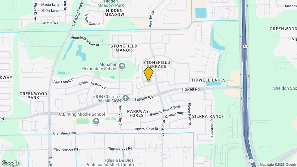 12911 Hunters Field Ln Map and Location Details