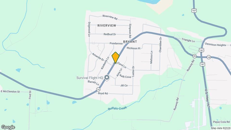 575 Heber Springs Rd Map and Location Details