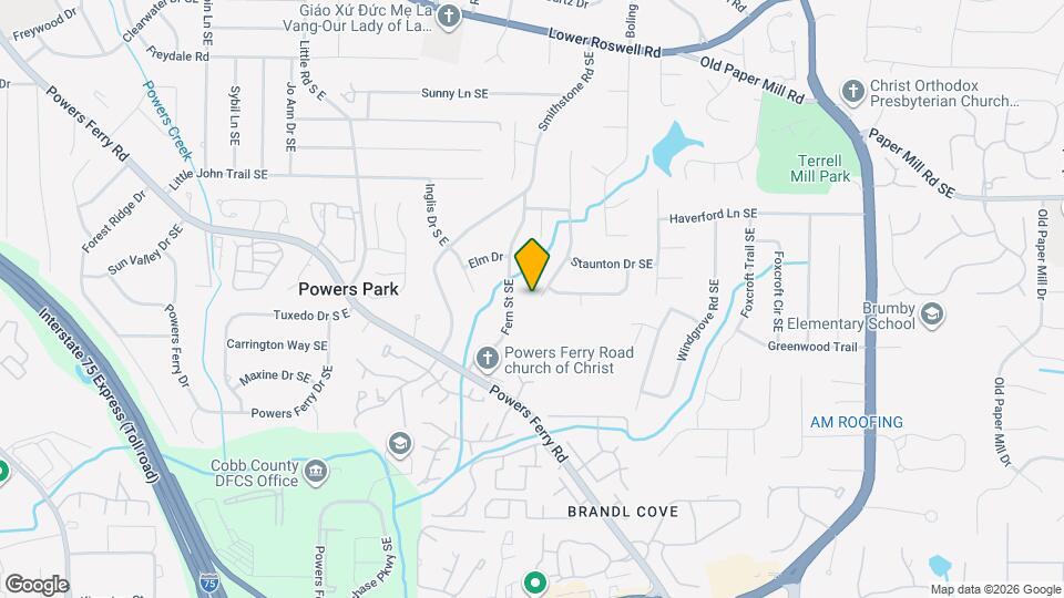 740 Brookline Dr SE Mapa y Detalles de la Ubicación
