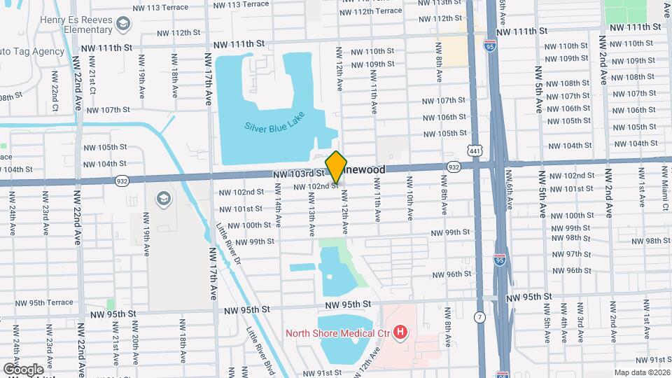 1220 NW 102nd St Mapa y Detalles de la Ubicación