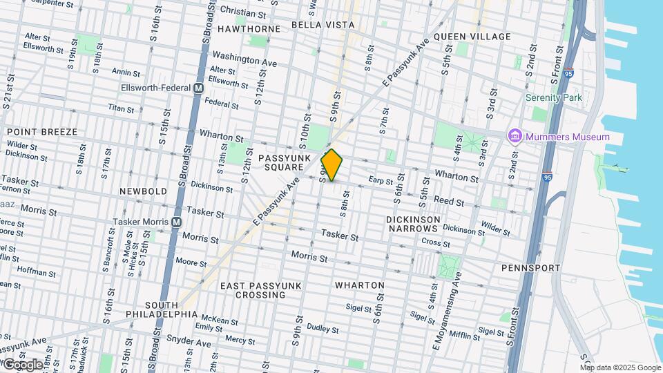 1400-14-1414 S Darien St Map and Location Details