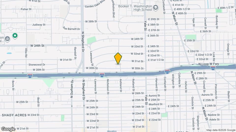 408 W 30th St Map and Location Details