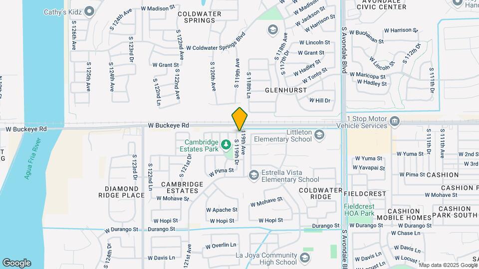 1211 S 119th Dr Map and Location Details