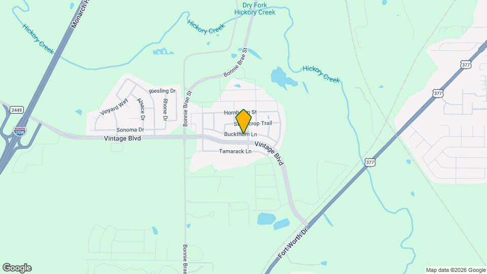 3205 Buckthorn Ln Map and Location Details
