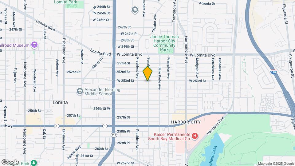 1504 253rd St Map and Location Details