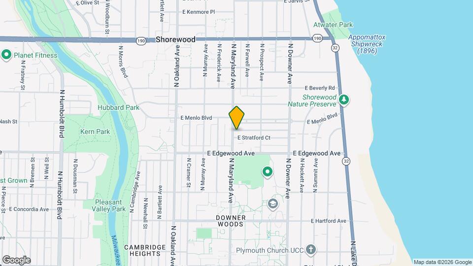 2206 E Stratford Ct, Unit 1 Map and Location Details