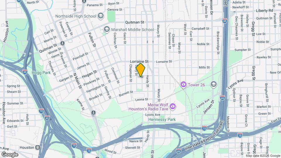 1615 McKee St Map and Location Details