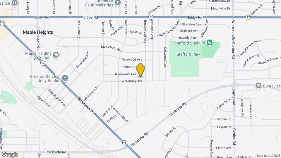 18413 Waterbury Ave Map and Location Details