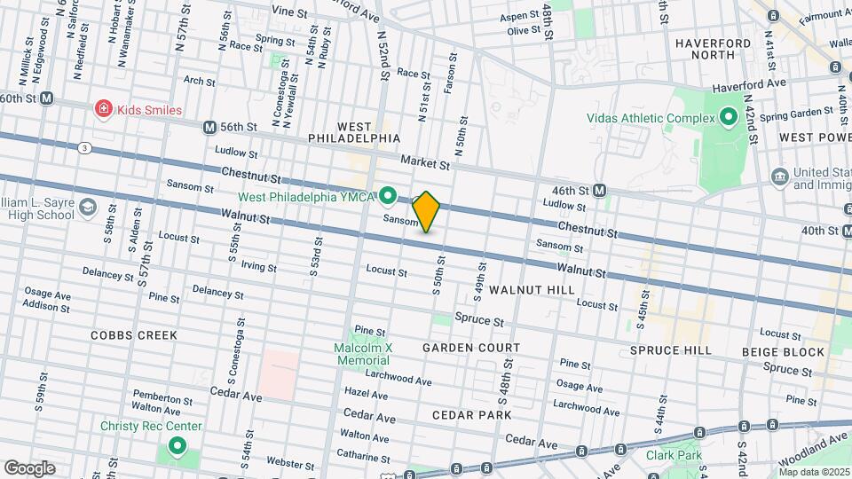 5027 Walnut St Map and Location Details