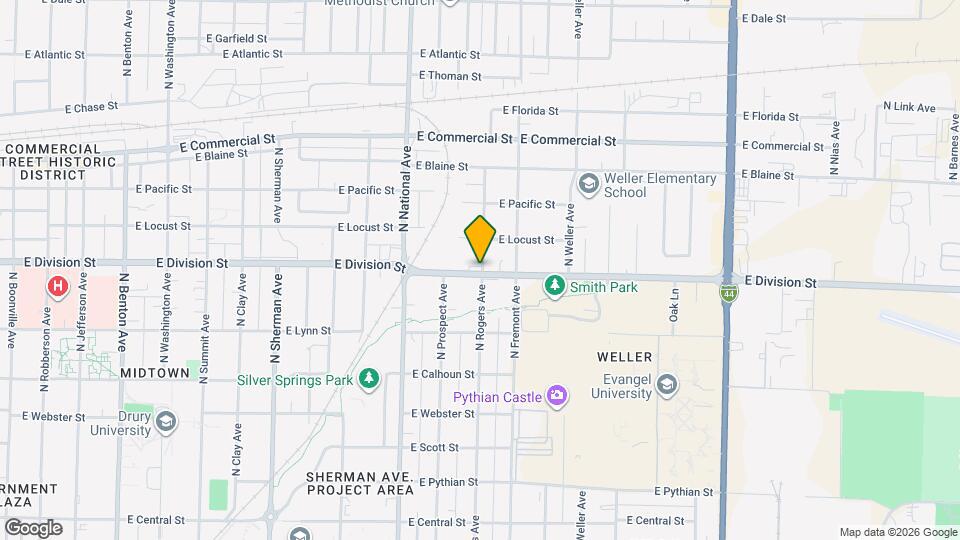 1339 E Division St Map and Location Details