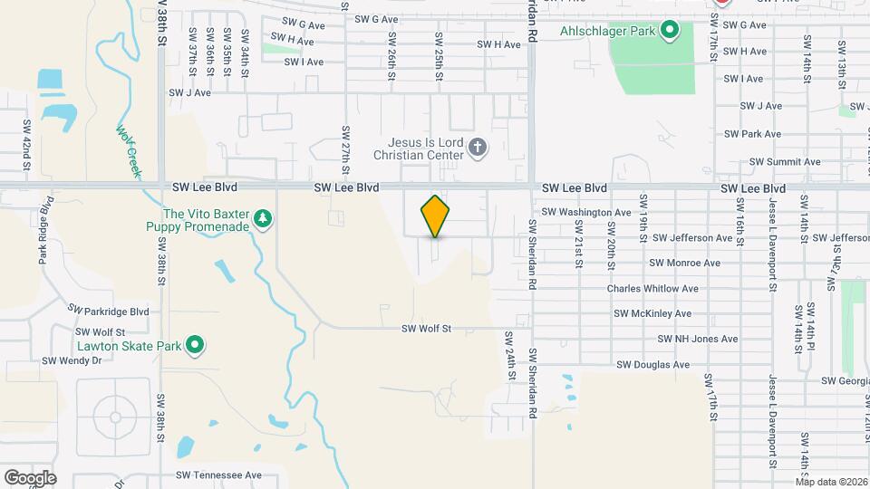 2422 SW Jefferson Ave Map and Location Details