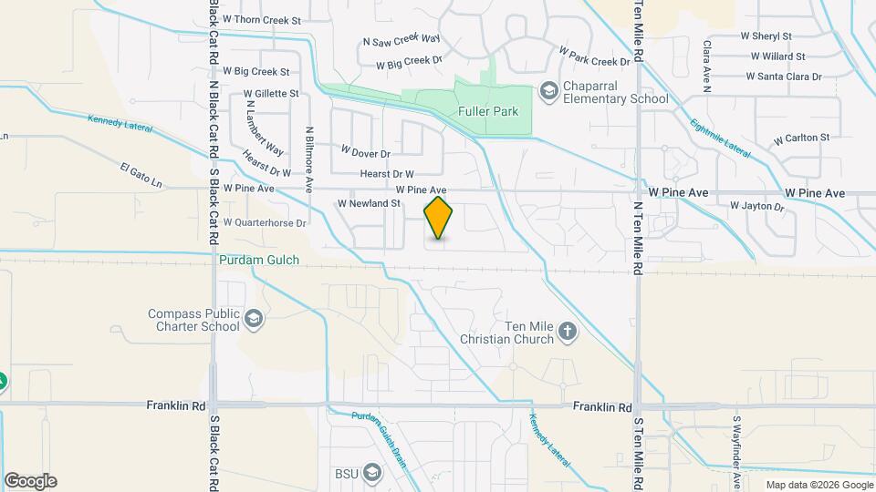 601 N Oxwich Ave Map and Location Details