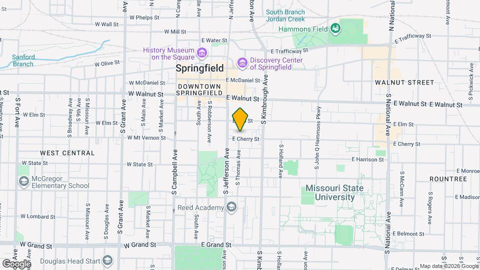 427 E Cherry St Map and Location Details