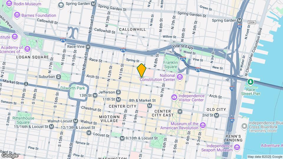 116 N 9th St, Unit 2F Map and Location Details