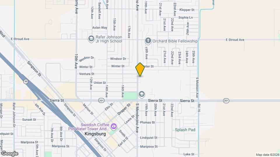 2164 18th Ave Map and Location Details