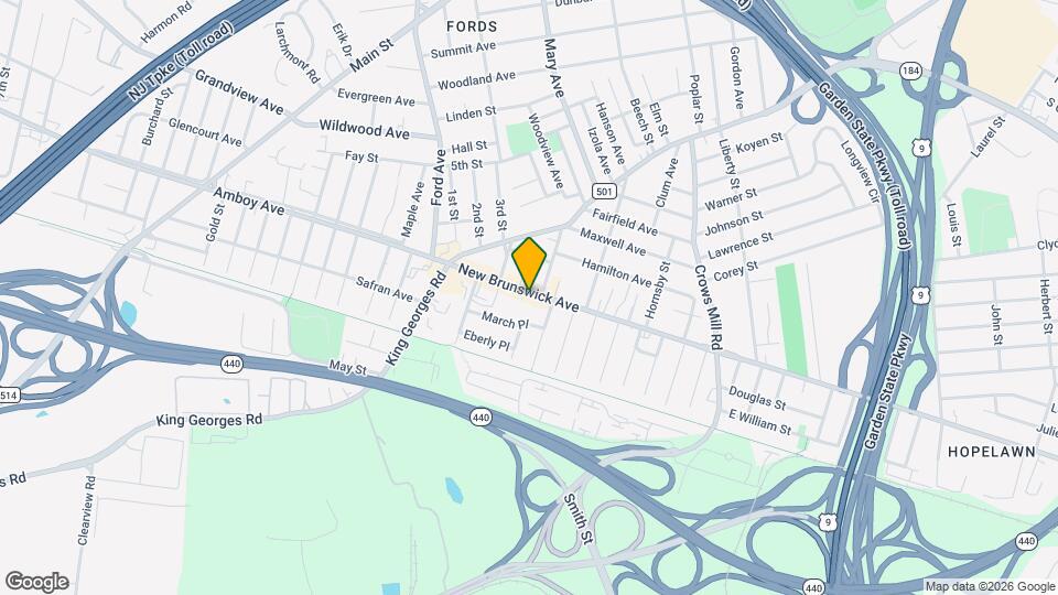 517 New Brunswick Ave Map and Location Details