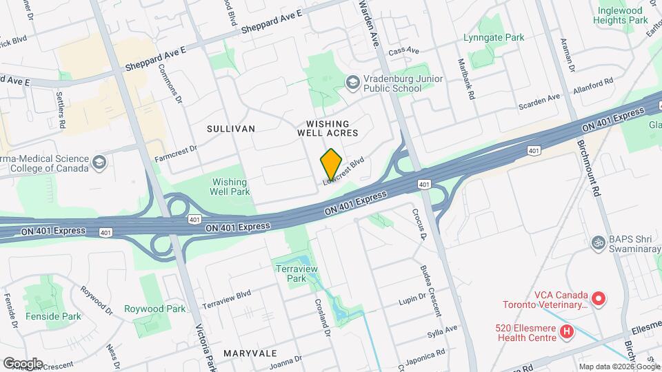 3 Lowcrest Blvd Map and Location Details