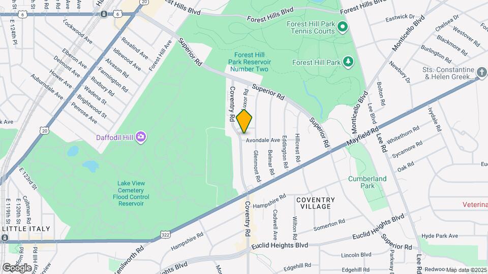 2793 Avondale Ave, Unit DN Map and Location Details