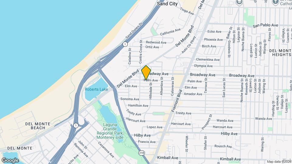 550 Palm Ave Map and Location Details