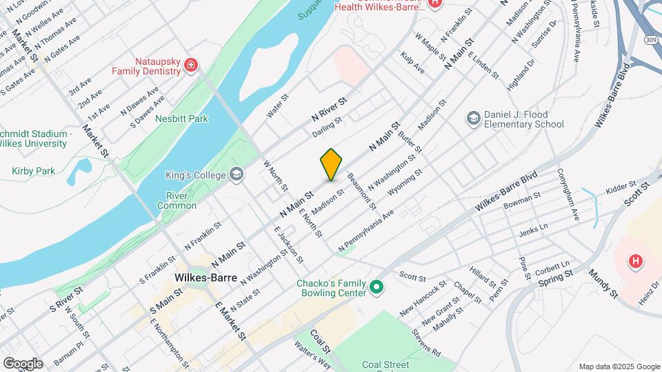 247 N Main St Map and Location Details