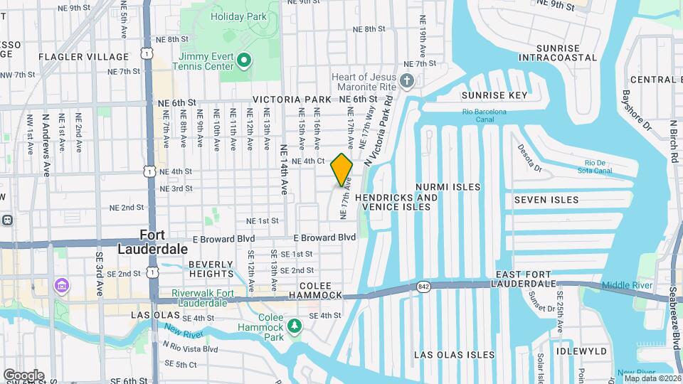 219 NE 17th Ave Map and Location Details