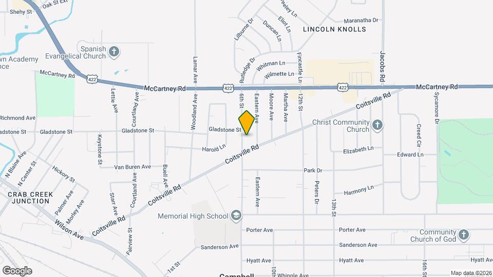 505 6th St Map and Location Details