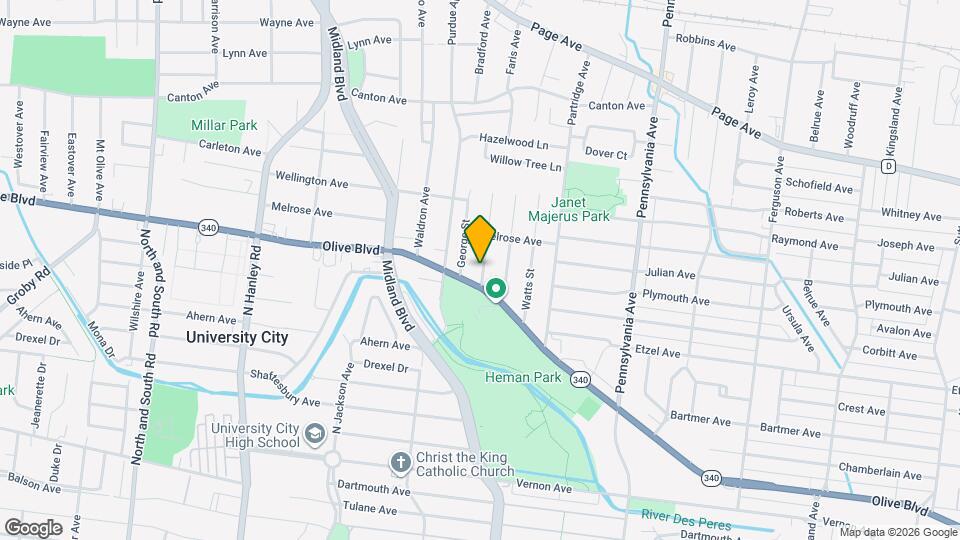 1115 Backer St Map and Location Details