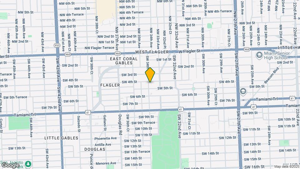 411 SW 34th Ave Map and Location Details