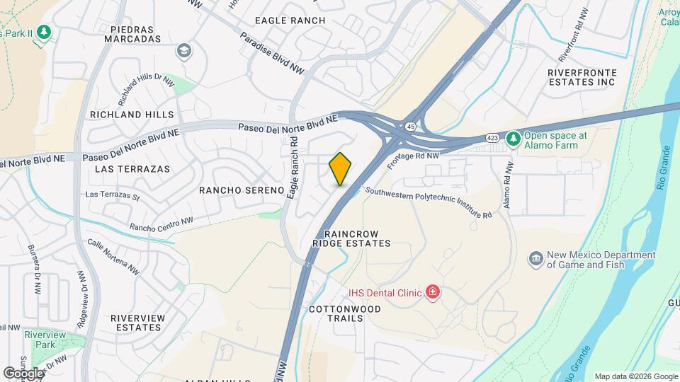 8300 Bluffs Edge Pl NW Map and Location Details