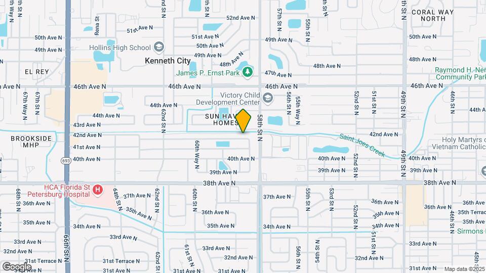5831 42nd Ave N Map and Location Details