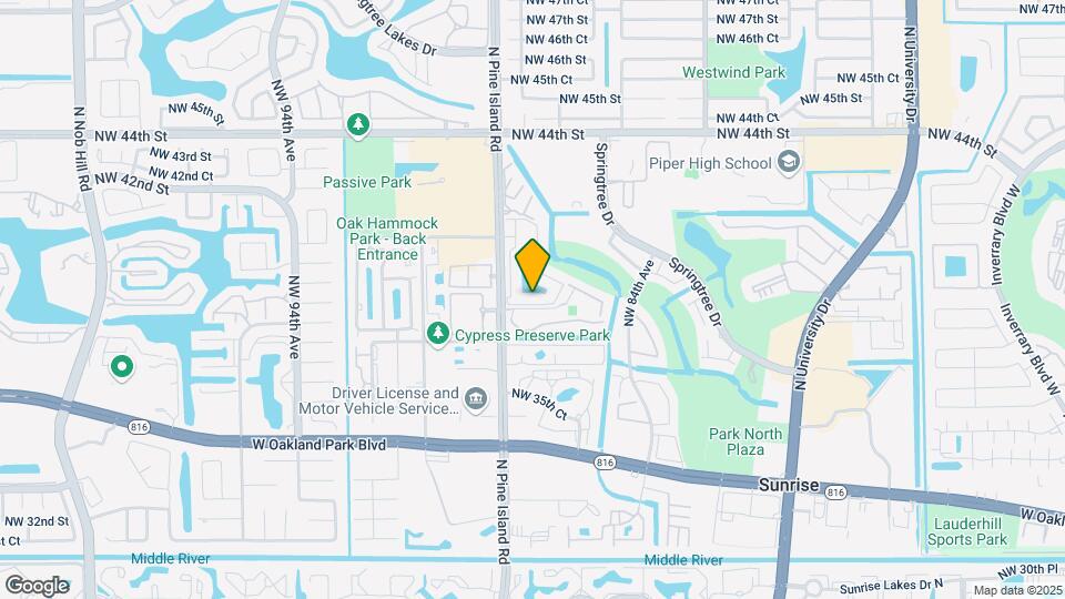 8761 NW 39th St, Unit 8761 Map and Location Details