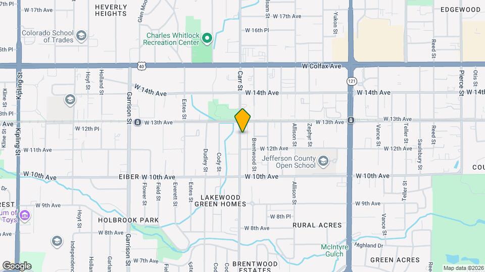 1250-1254 Carr St Map and Location Details