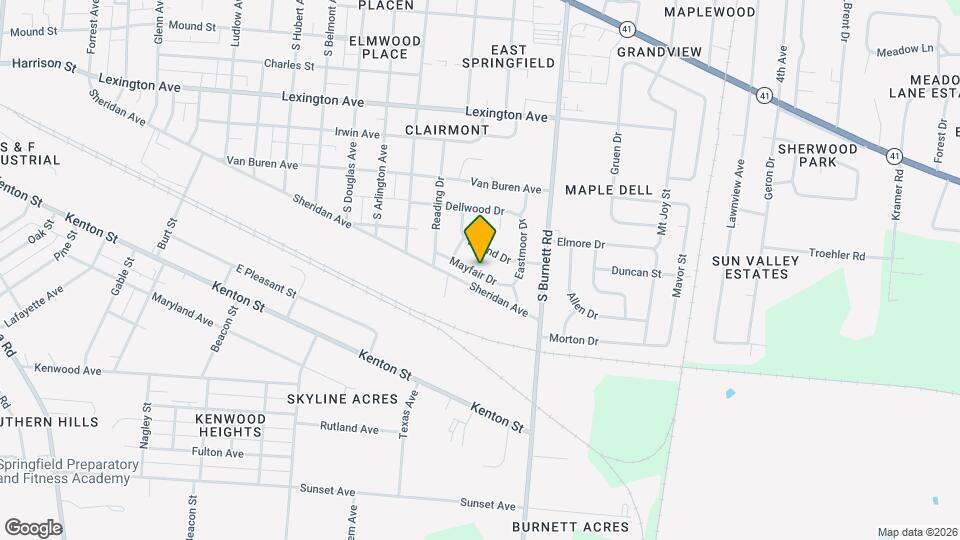 2430 Mayfair Dr Map and Location Details