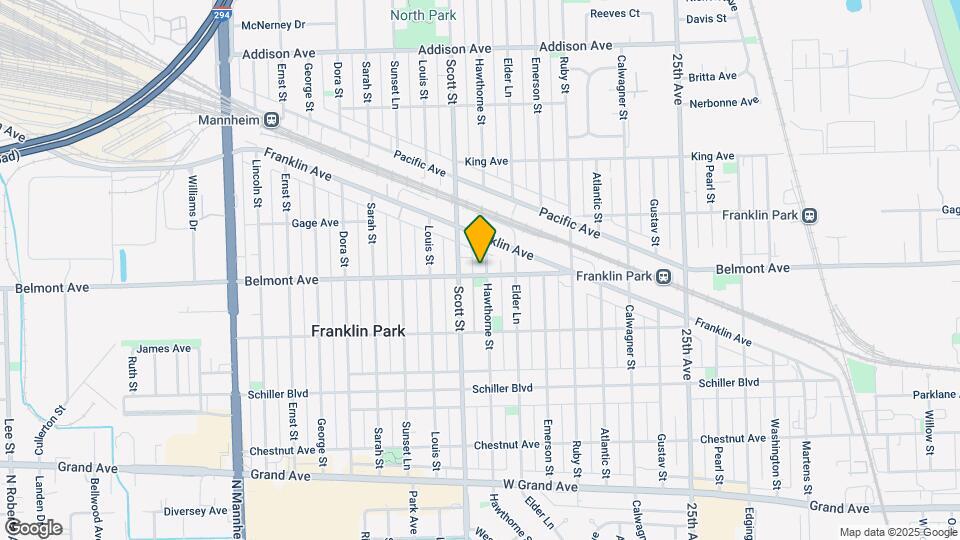 9950 W Belmont Ave Map and Location Details
