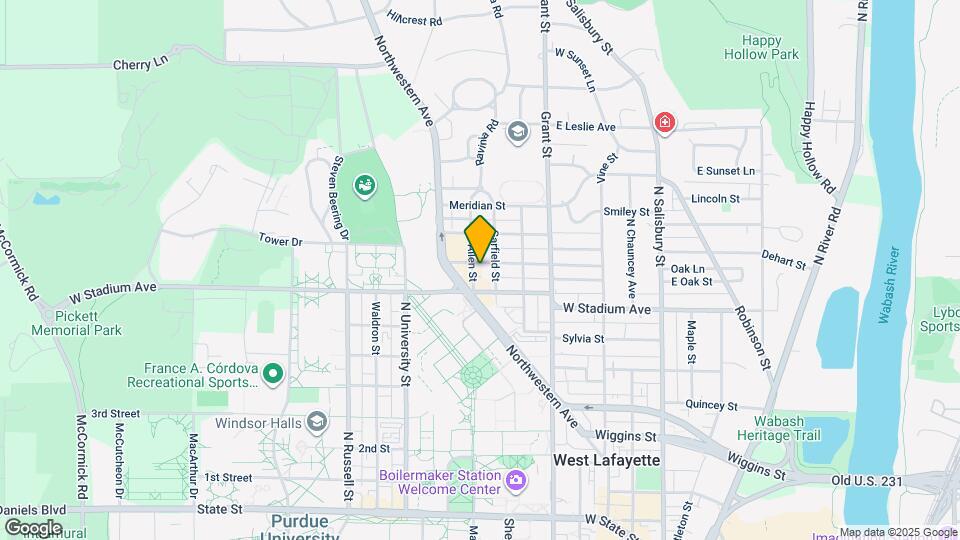 613 Evergreen St Mapa y Detalles de la Ubicación